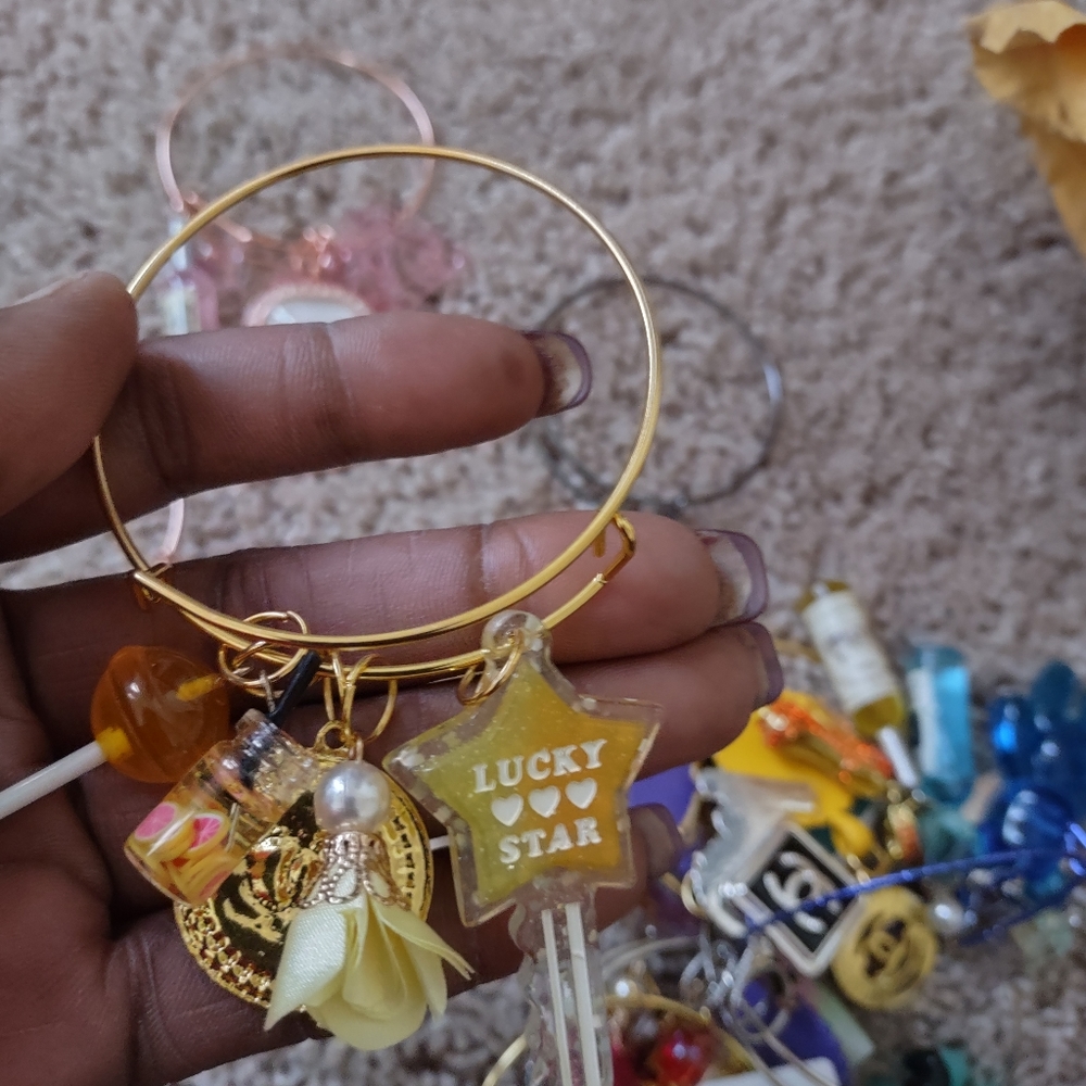 Custom charm bangles - Picture 2 of 3